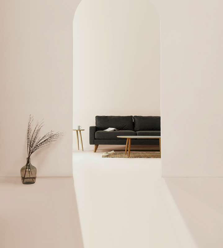 Modern White Office Setup